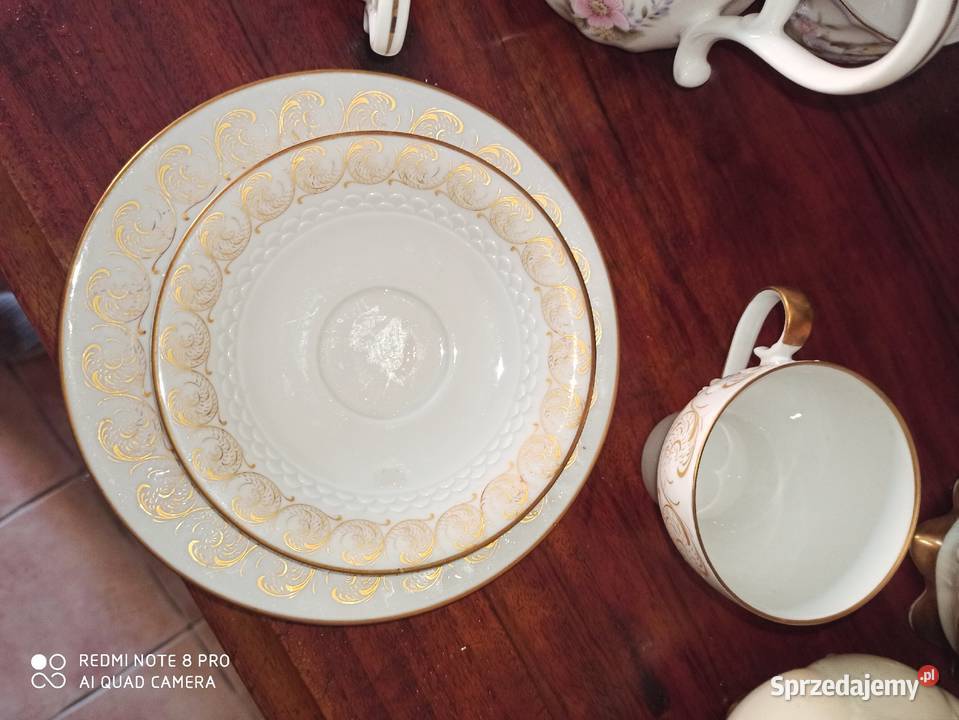 filiżanka z talerzykiem deserowym Hackefors Gdańsk