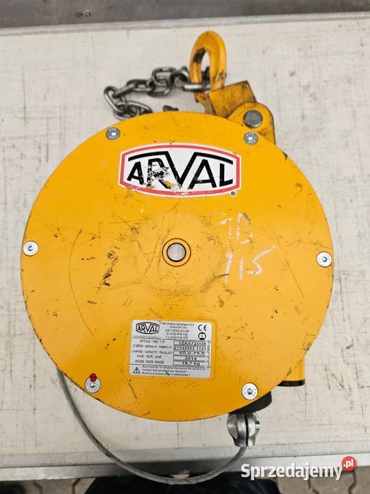 Balanser ARVAL zakres obciążenia 6075 Krotoszyn sprzedam