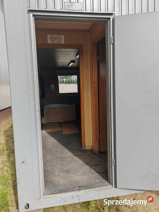Kontener biurowy socjalny szatnia z WC 3x7 Gdańsk