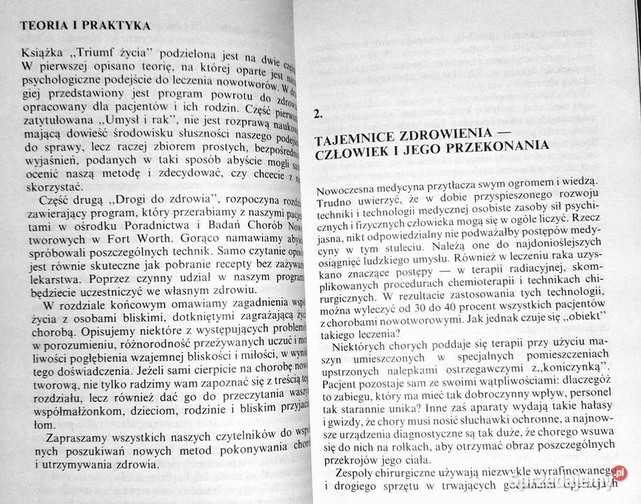 Triumf życia O Carl Simonton