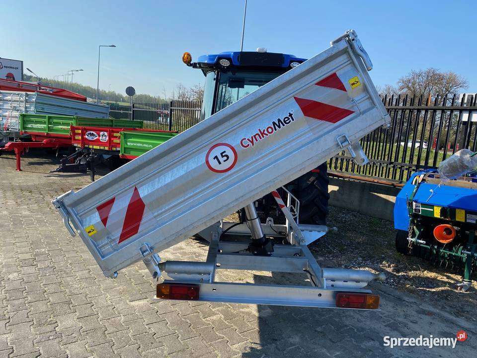 Skrzynia zawieszana ładowność 15T Cynkomet SZ1 Przyczepy rolnicze łódzkie Rawa Mazowiecka
