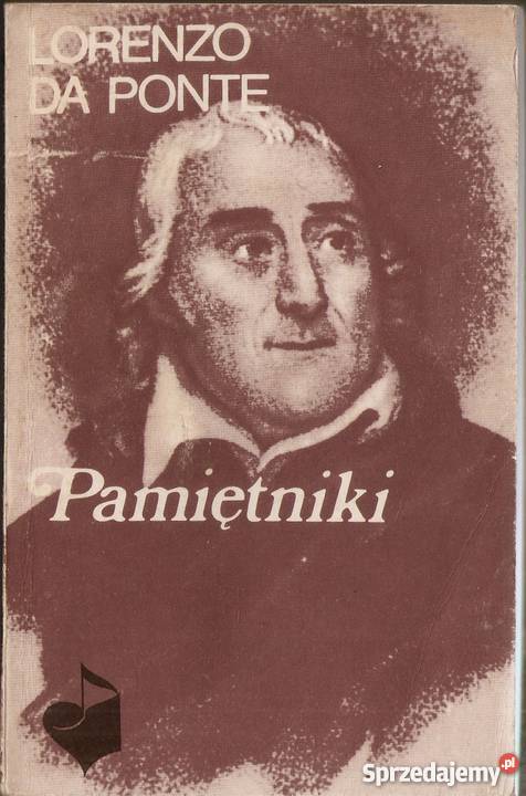 Lorenzo da Ponte PAMIĘTNIKI fa biografie, wspomnienia