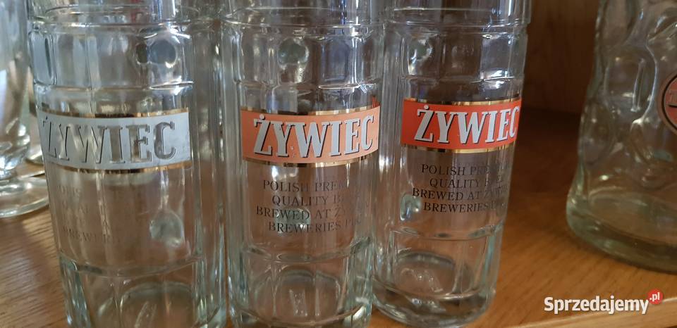 4 Kufel żywiec komplet szklanki fax okazja świętokrzyskie Kielce sprzedam