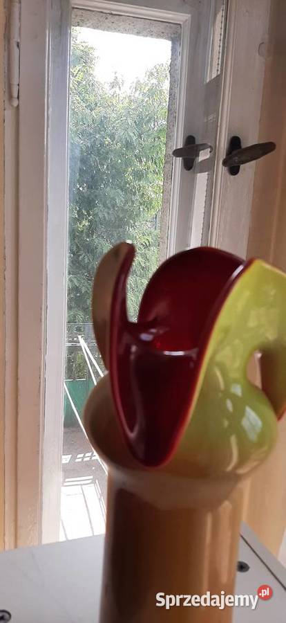 Wazon ze szkła kolorowego Świdnica sprzedam