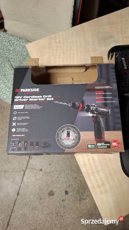 Parkside wiertarko wkrętarka PBSPA 12 E4 z dwoma Warszawa