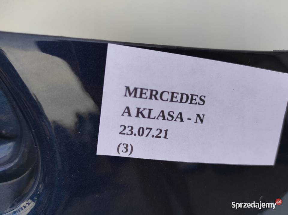 BŁOTNIK PRAWY PRZÓD MERCEDES A KLASA osobowe Nowy Tomyśl