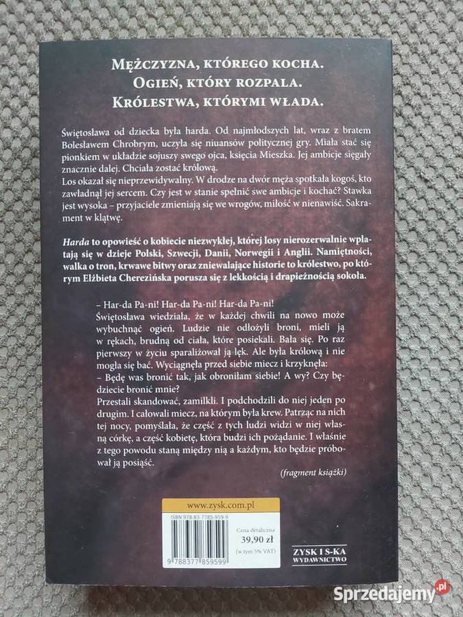 Harda Elżbieta Cherezińska Kraków