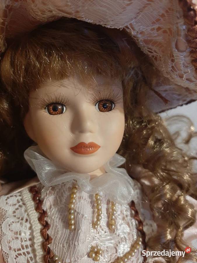 Przepiękna kolekcjonerska lalka porcelanowa na Inowrocław