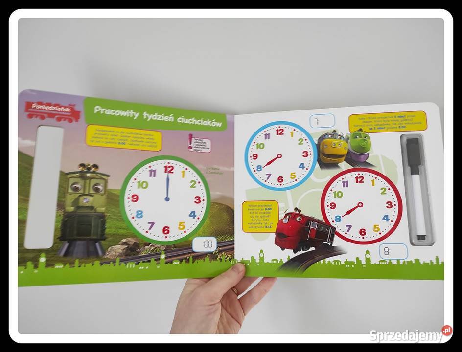 Pracowity tydzień ciuchciaków książeczka z Płock