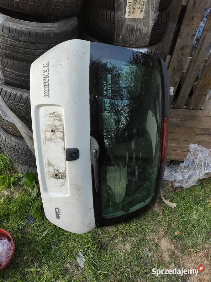 Renault clio II klapa tył z szyba biała świętokrzyskie Kielce