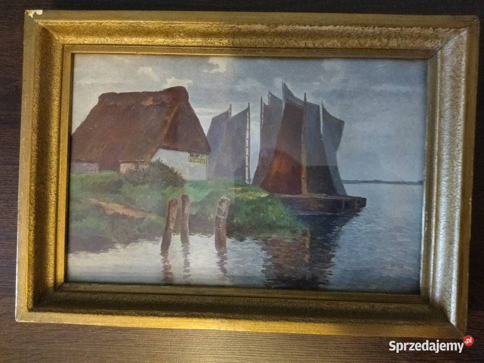 Obraz niemieckiej malarki Sophie Wencke Zimny Wrocław