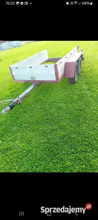 Przyczepa przyczepk laweta tandem 2t z najazdem Nowy Sącz