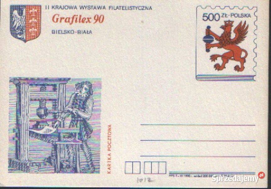 Kart Cp 1012 1990 Filatelistyka