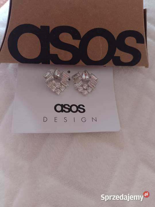 ASOS Bogato zdobione kolczyki Biznesowe z Dodatki Kraków sprzedam