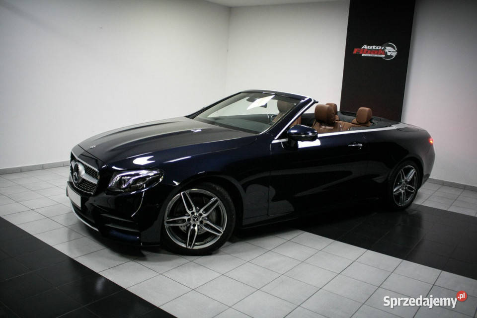 Mercedes E 220 E220dCabrioNiski przebiegAMG czujnik deszczu