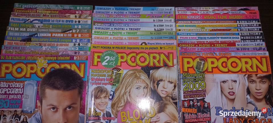 Popcorn magazyn 34 sztuki 20072010 Elbląg