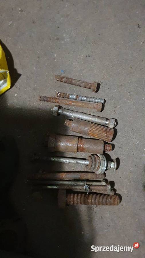 Duże śruby gwintowe różne rowerowe motocyklowe Warszawa