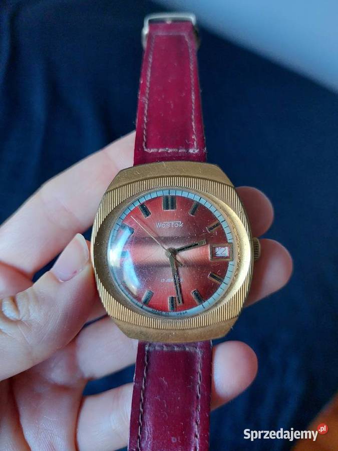 zegarek Wostok ZSRR 17 Jewels czerwona tarcza Poznań sprzedam
