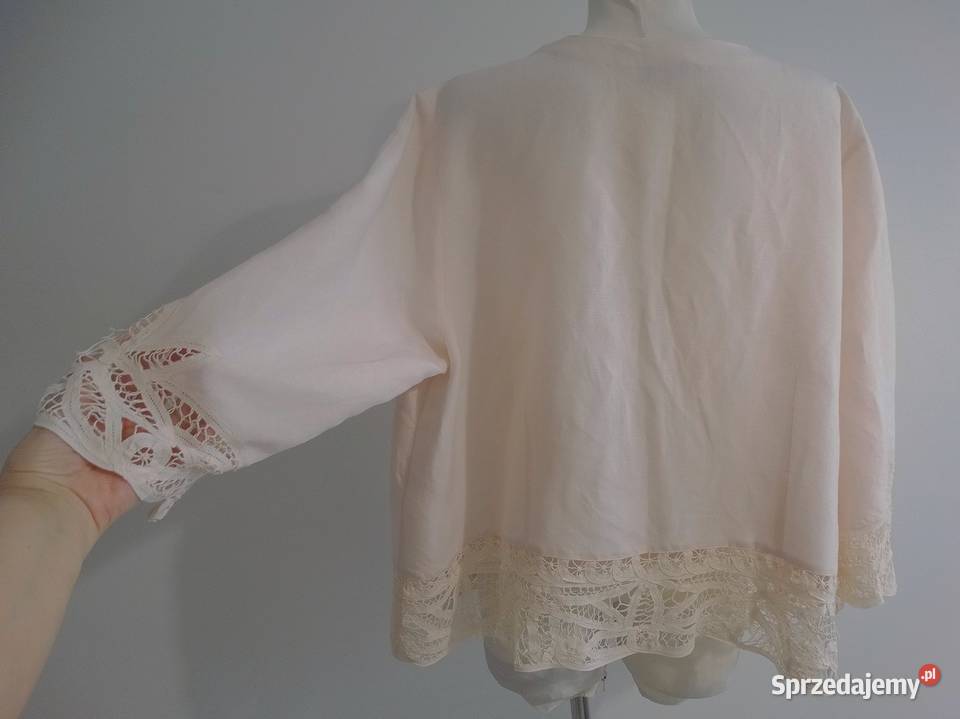 Marynarka Lniana Len Wiskoza Kimono Blezer sprzedam