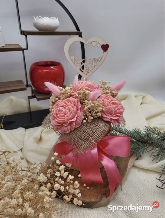 Flowerbox ze świec sojowych zapachowych Świece zapachowe Piotrków Trybunalski