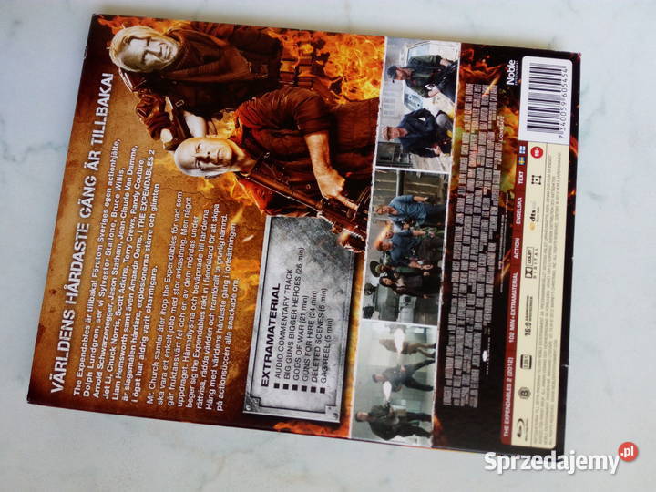 Film THE EXPENDABLES 2 Bluray Disc lubelskie Puławy