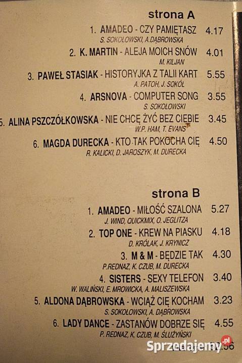 Wakacyjne Ballady składak muzyczny z roku 1996 Chełmno