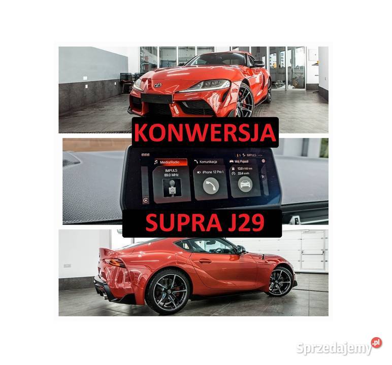 TOYOTA SUPRA J29 Konwersja USA EU Mapy Radio Warszawa usługa