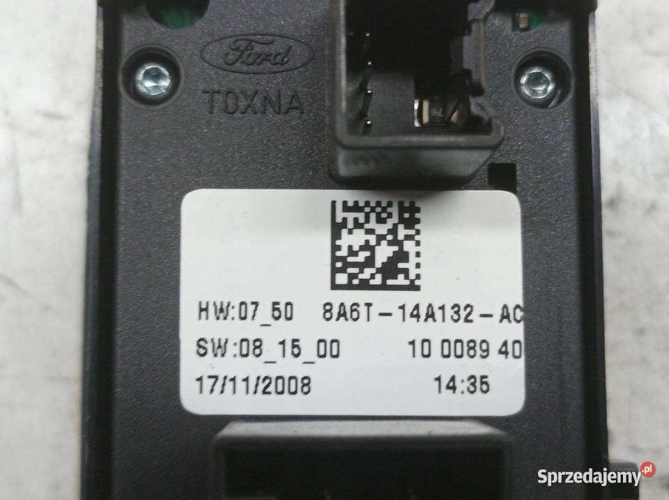 PRZEŁĄCZNIK SZYB LEWY PRZÓD 8A6T14A132AC Ford sprzedam
