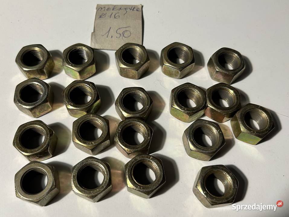 NOWA nakrętka przedniego drążka reakcyjnego fiat Warszawa