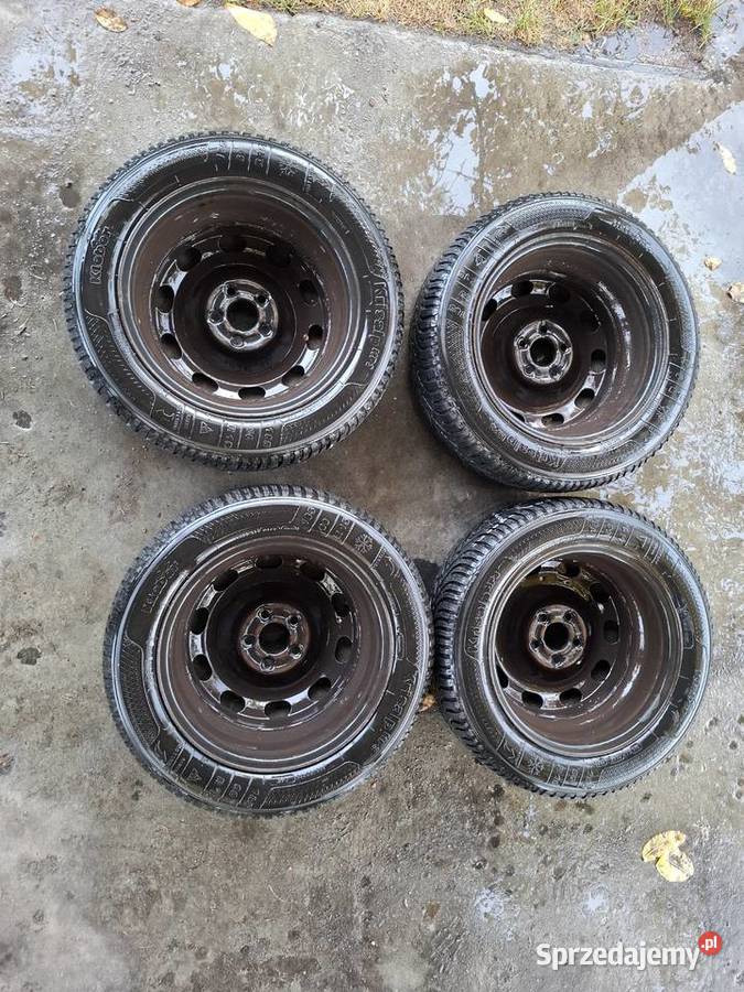 Komplet kół zimowych R15 5x100 ET38 koda Rapid Warszawa