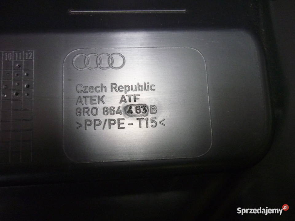 Audi Q5 osłona pasa tylnego stan tapicerki samochodowe Łódź