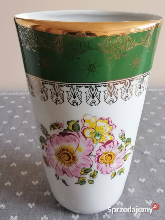 Duży Owalny Wazon Karolina 1980 dolnośląskie Wałbrzych