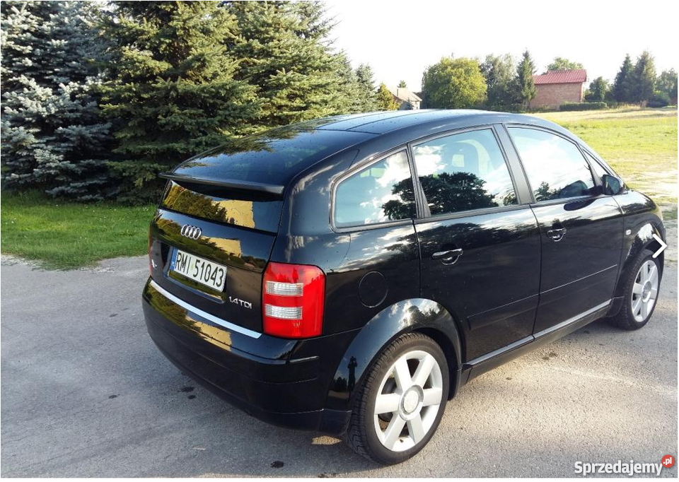 Audi a2 14 TDI czarny Mielec