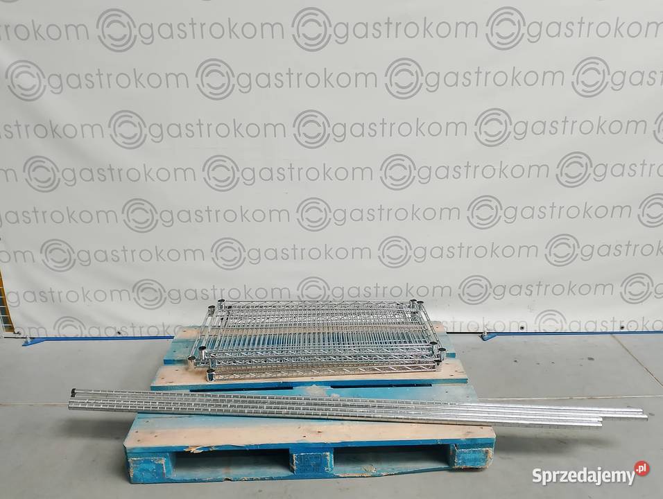 Regał chromowany 90x45x185 Wrocław