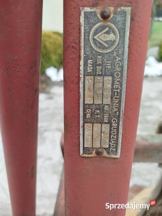 Pługi dwuskibowe agromet unia Grudziądz podkarpackie Rzeszów sprzedam