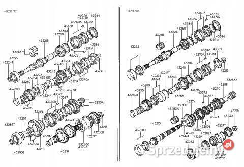 SYNCHRONIZATOR BIEGU 3I 4HYUNDAI SCOUPE 9094