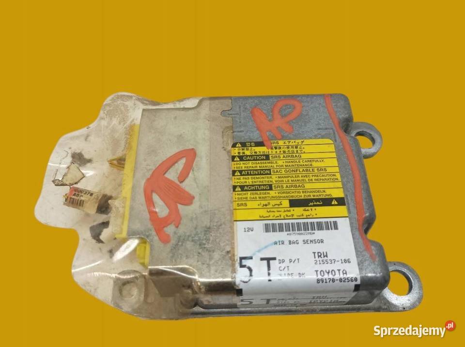 SENSOR AIRBAG 8917002560 Toyota Auris I 20062012