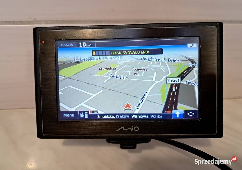 Nawigacja GPS firmy MIO do auta stara ale małopolskie Kraków