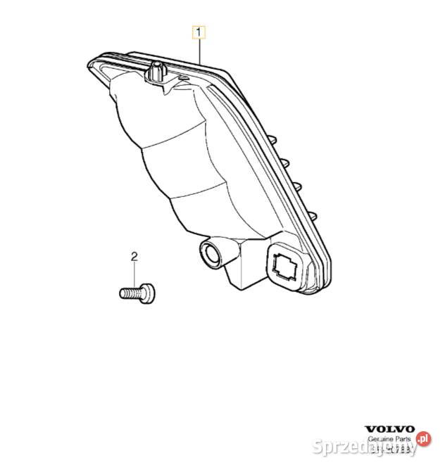 VOLVO XC60 I lewa lampa LED do jazdy dziennej Bielany Wrocławskie