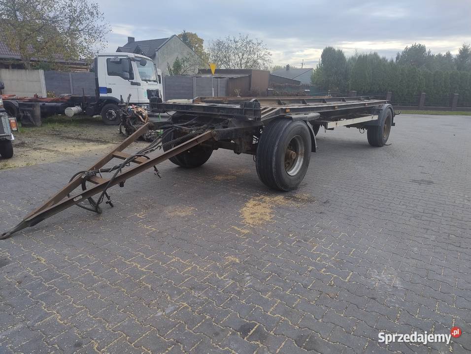 przyczepa kontenerowa idealna pod dluzyce do Grabów nad Prosną