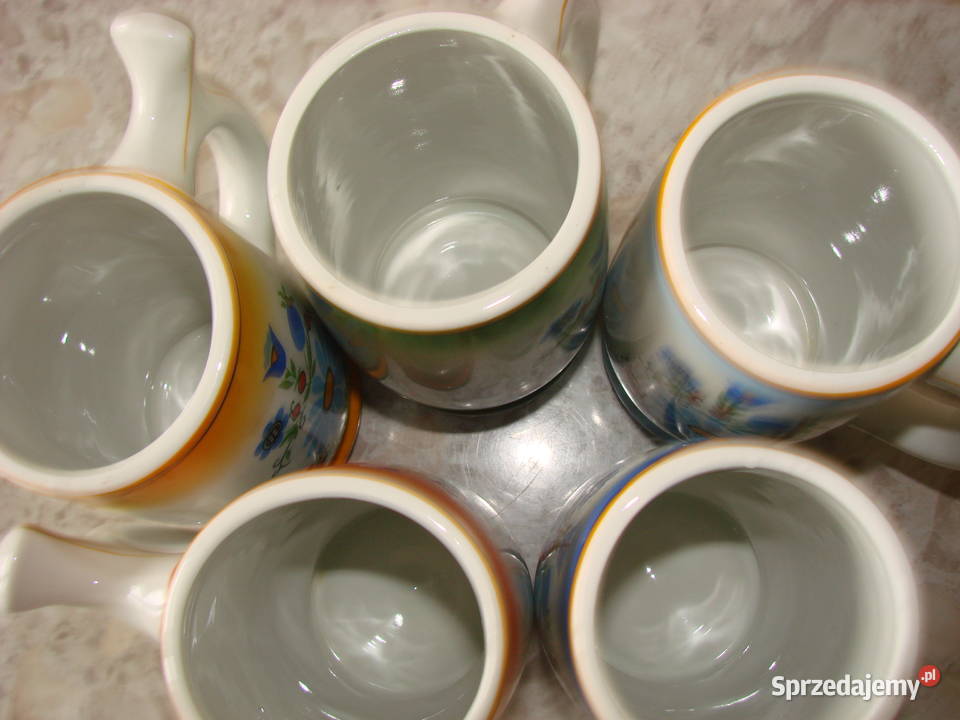 Lubiana wzór kaszubski kufel PRL pomorskie Pruszcz Gdański sprzedam