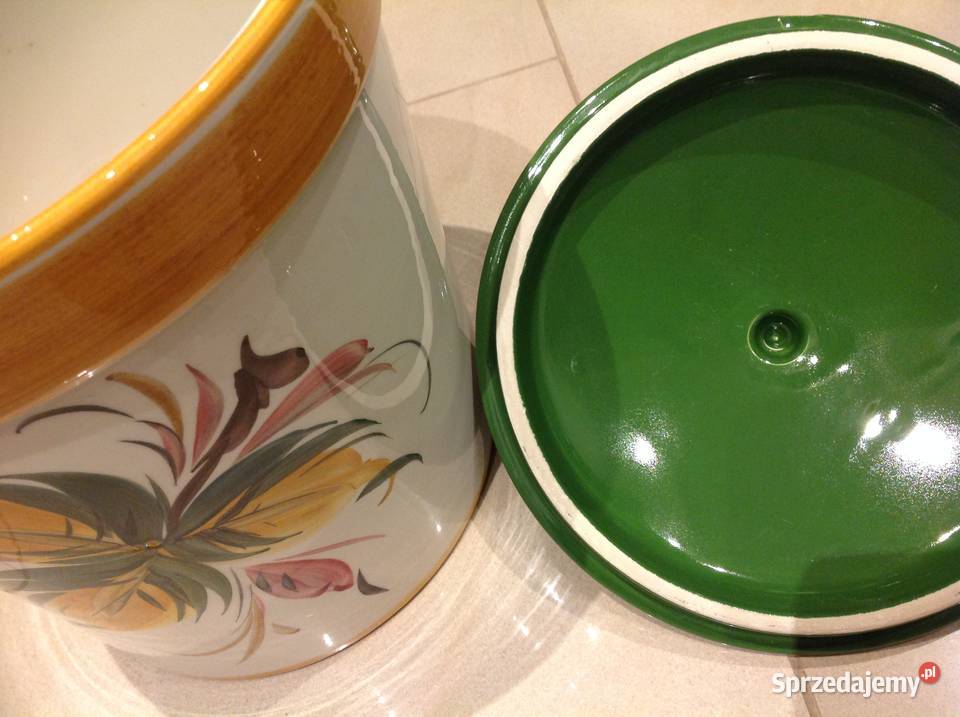 RUMTOPF GARNEK CERAMICZNY Ręcznie malowany lubuskie Nowa Sól