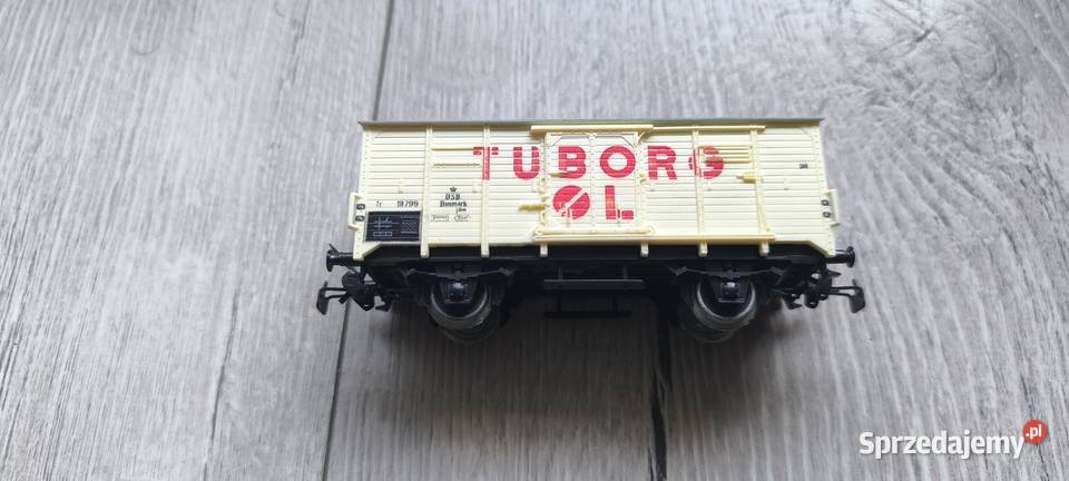 PIKO H0 KOLEKCJONERSKI WAGON TOWAROWY TUBORG 4 Modelarstwo śląskie Bytom