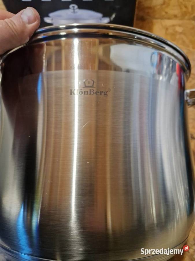 Zestaw dużych garnków 11135 17 L Klonberg KB2523 Głogowa