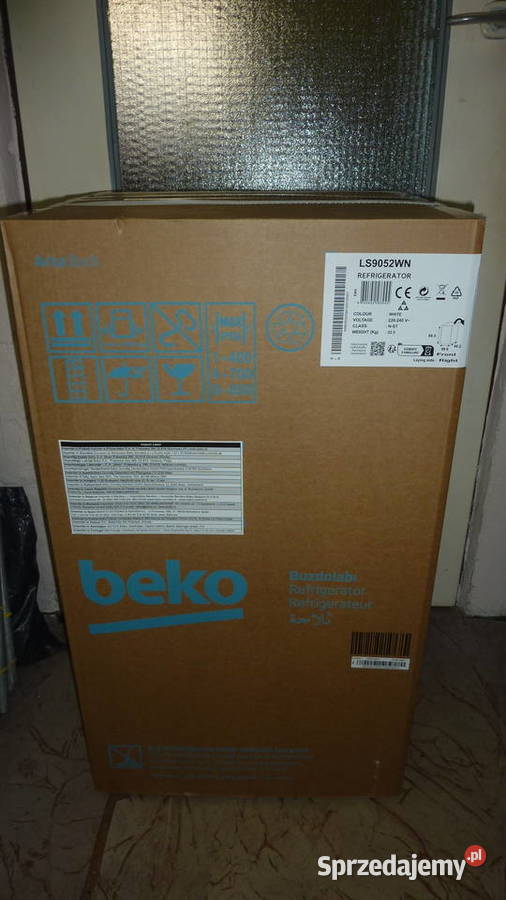 Lodówkachłodziarka BEKO LS9052WN nieużywana nowa Łódź