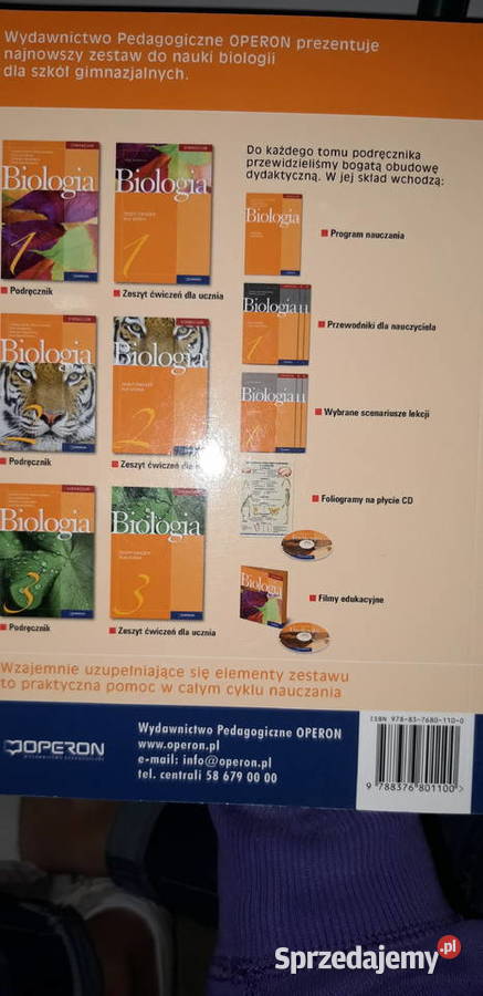 biologia 2 operon egzaminy olimpiady Warszawa