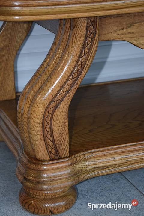 ława do salonu dębowa super stan