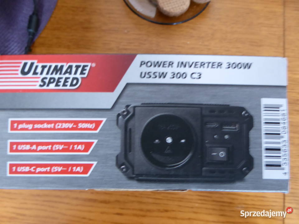 Nieużywany konwerter samochodowy 300W ULTIMATE Części i akcesoria Olsztyn sprzedam