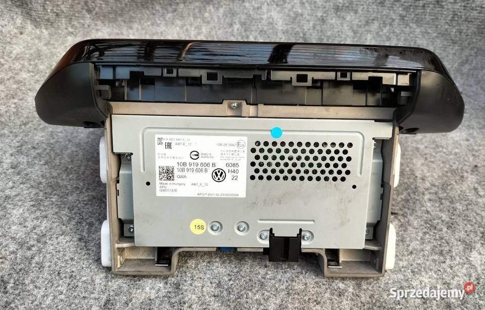 VW ID3 ID4 wyświetlacz ekran nawigacji osobowe