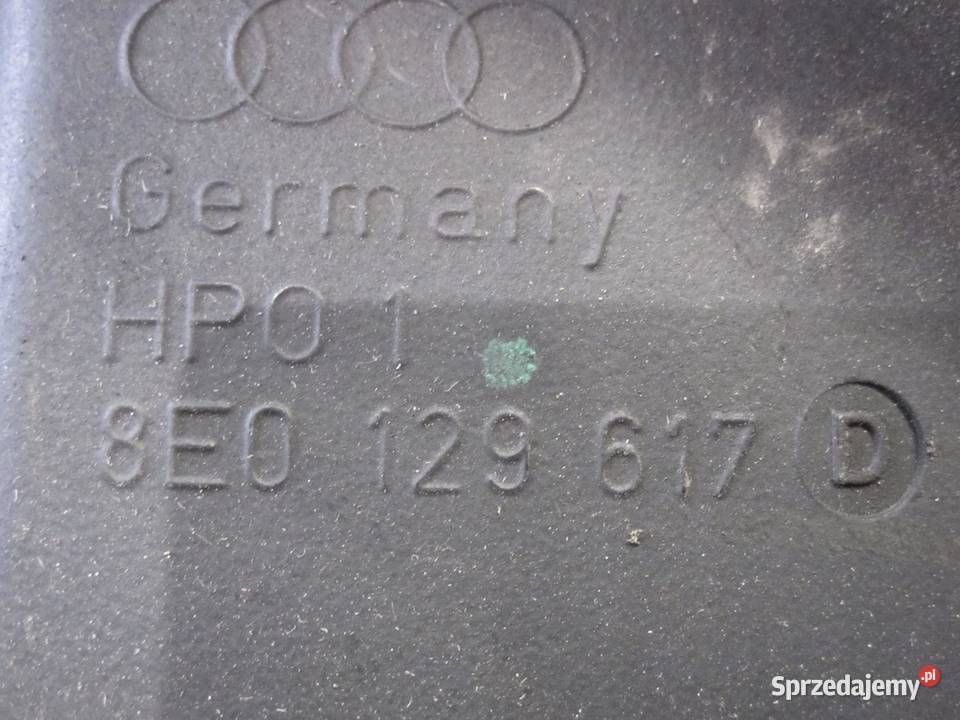 VW EOS 07r rura dolot powietrza 8E0129617D
